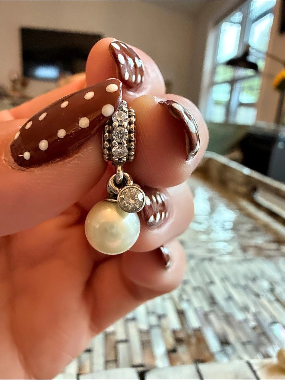 Pandora Luminous Elegance Pearl Charm